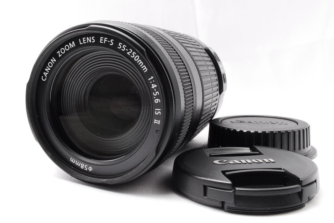 美品❤️Canon キャノン EF-S 55-250mm IS Ⅱ 望遠レンズ