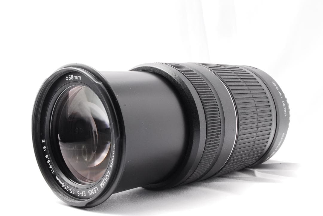 美品❤️Canon キャノン EF-S 55-250mm IS Ⅱ 望遠レンズ