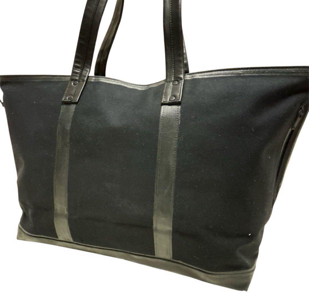 【超美品】Porterブラックトートバッグ 大容量 キャンバス