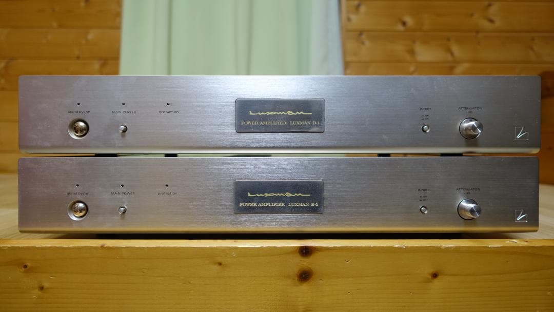 LUXMAN B-1 パワーアンプ モノラル ペア ハイエンドオーディオ