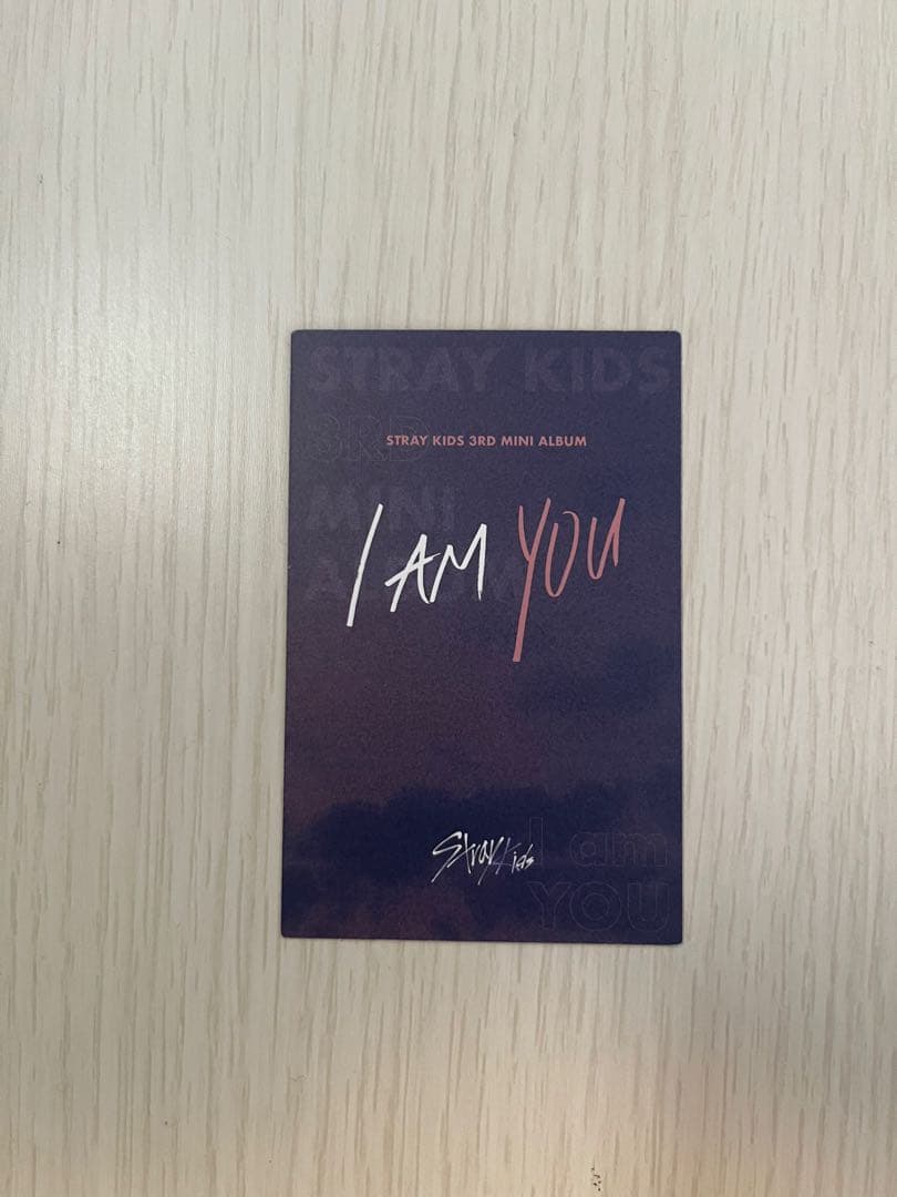 straykids スキズ　I AM YOU 紫枠　限定　ハン　ジソン　トレカ