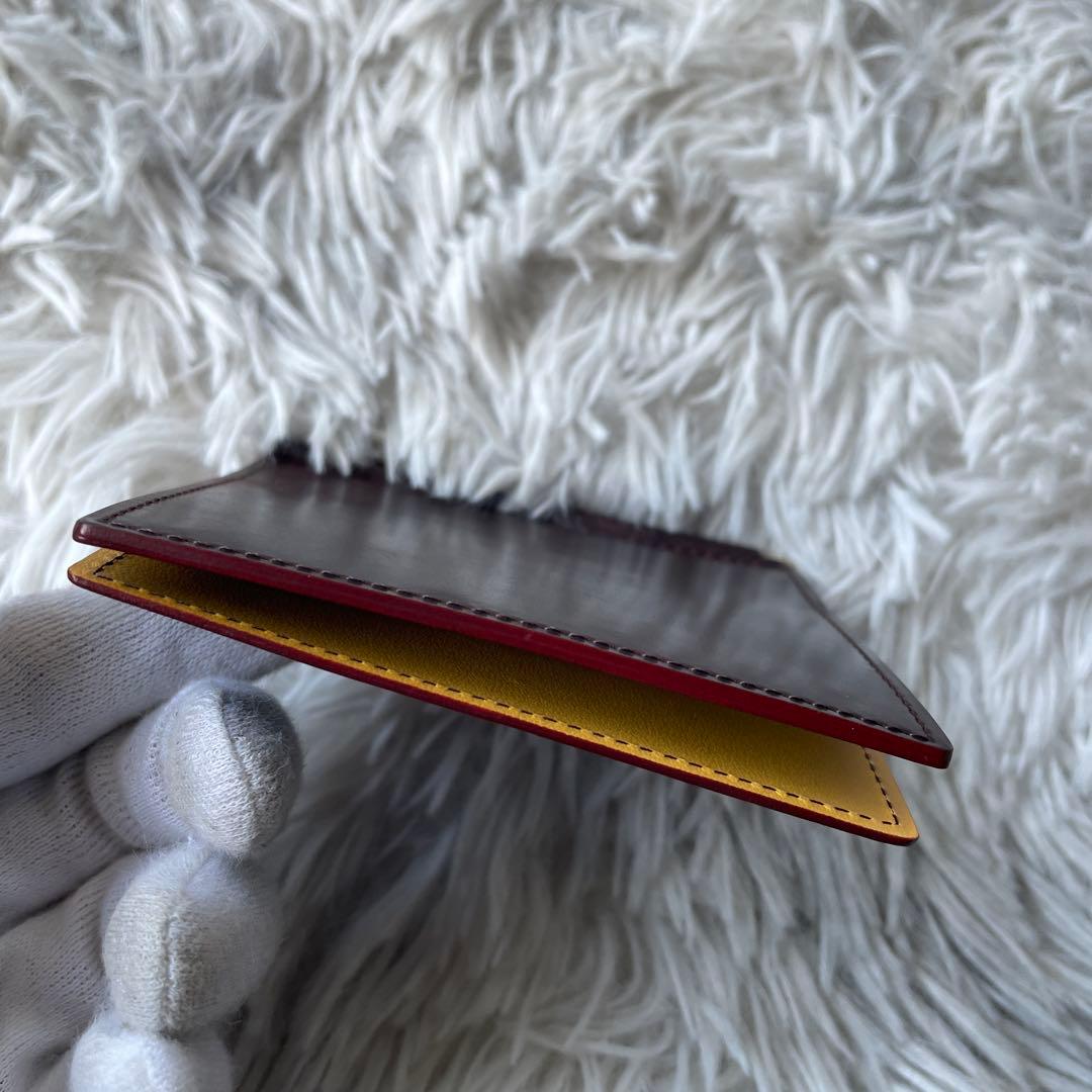 【未使用レベル】ガンゾ シェルコードバン マネークリップ