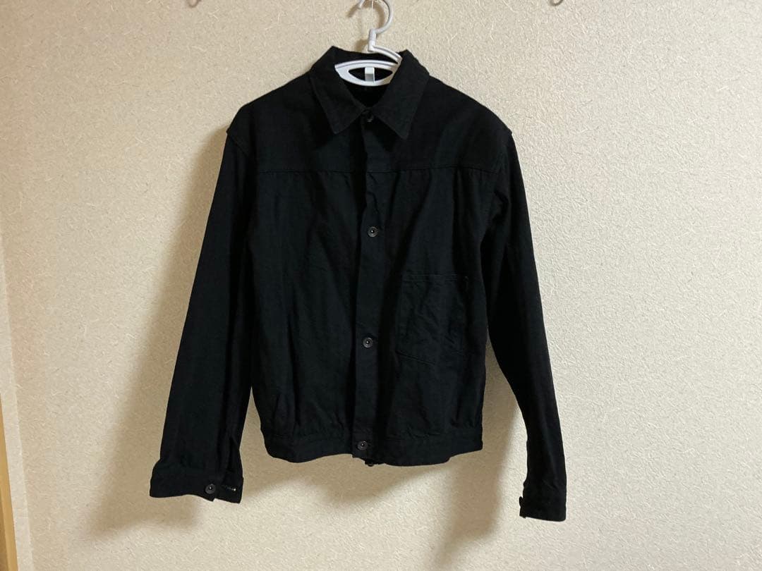 コモリ ブラックデニムジャケット サイズ2