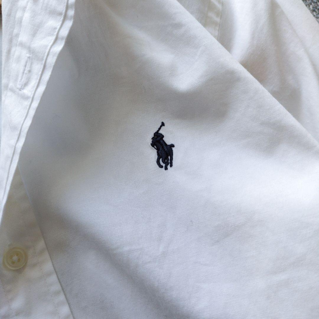 ラルフローレン　国内正規品　美シルエット　ストレッチコットンシャツ　ポニー刺繍