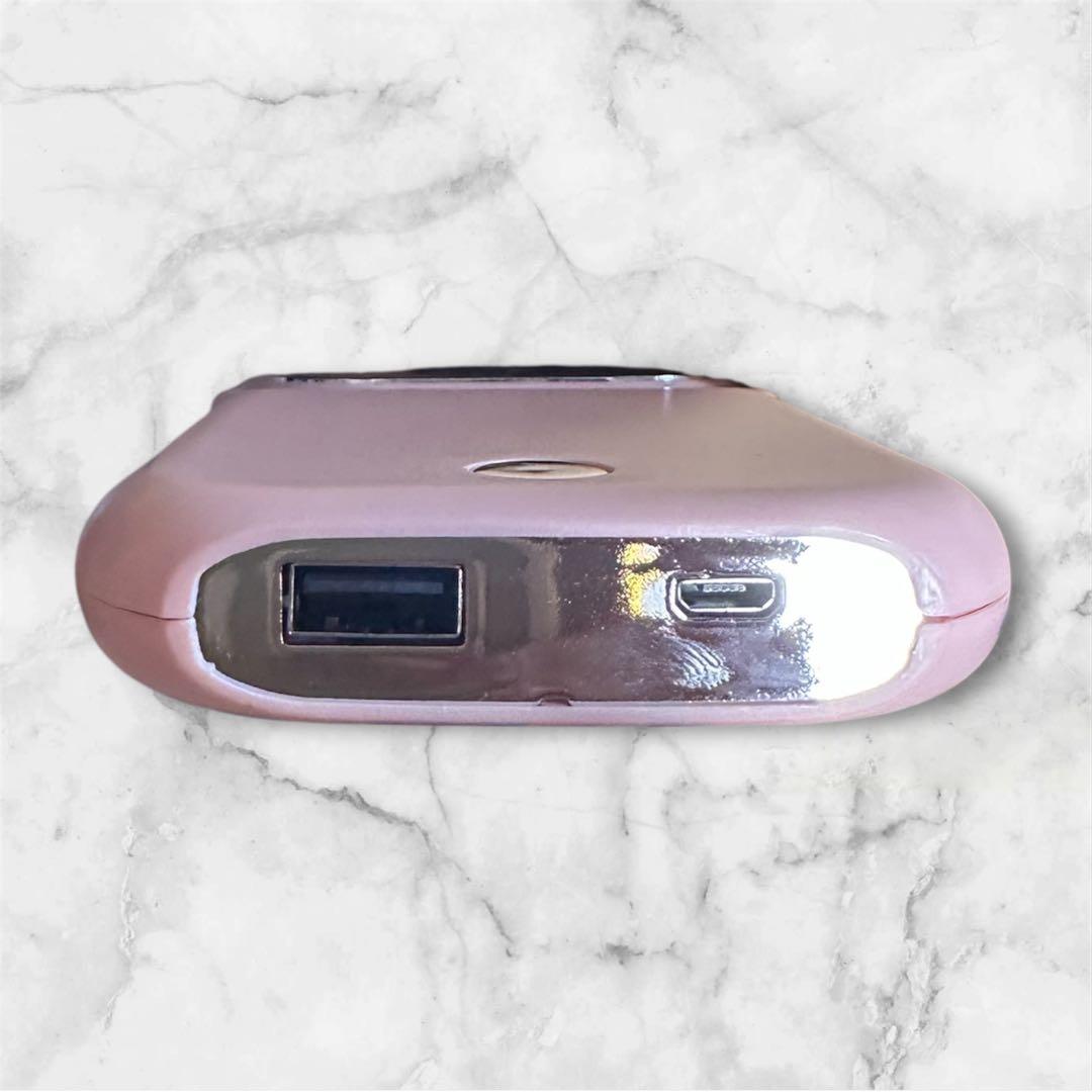 首かけ ハンディファン 充電 モバイルバッテリー 3000mAh ブルー