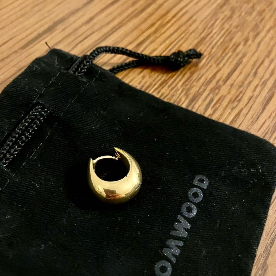 TOMWOOD トムウッド ピアス Ice Hoop Small Gold