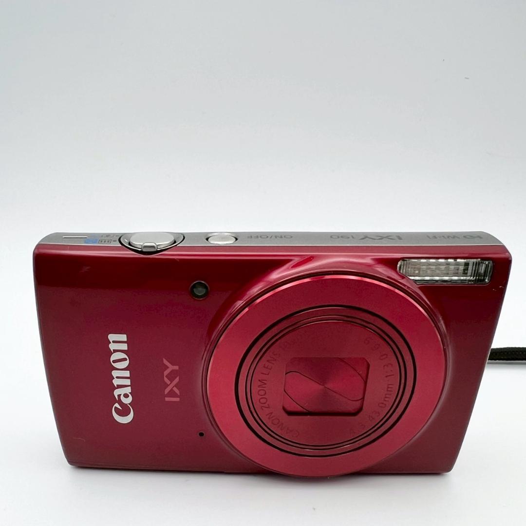 【完動品】Canon IXY 190 コンデジ レッド 動作確認済