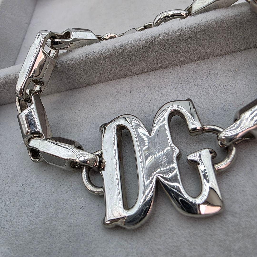 箱付き　DOLCE&GABBANA ロゴブレスレット　シルバー