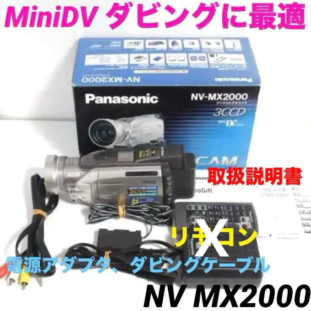 NV MX2000 動作品 Panasonic MiniDVビデオカメラ 228