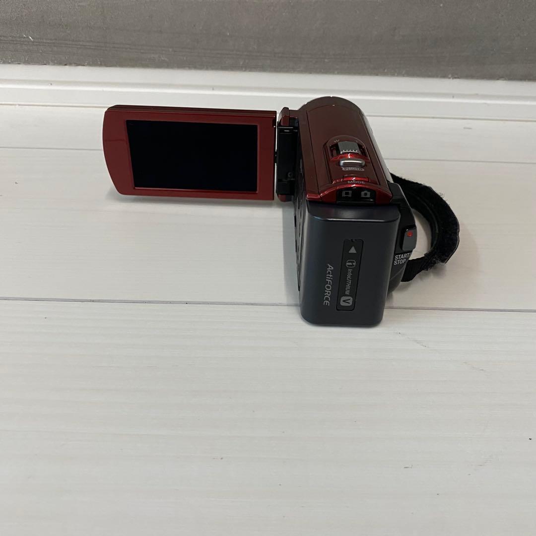 【箱付】SONY ビデオカメラ ハンディカム HDR-CX170 レッド