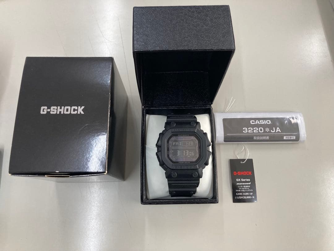 Gショック3220ビックフェイスマッドブラック