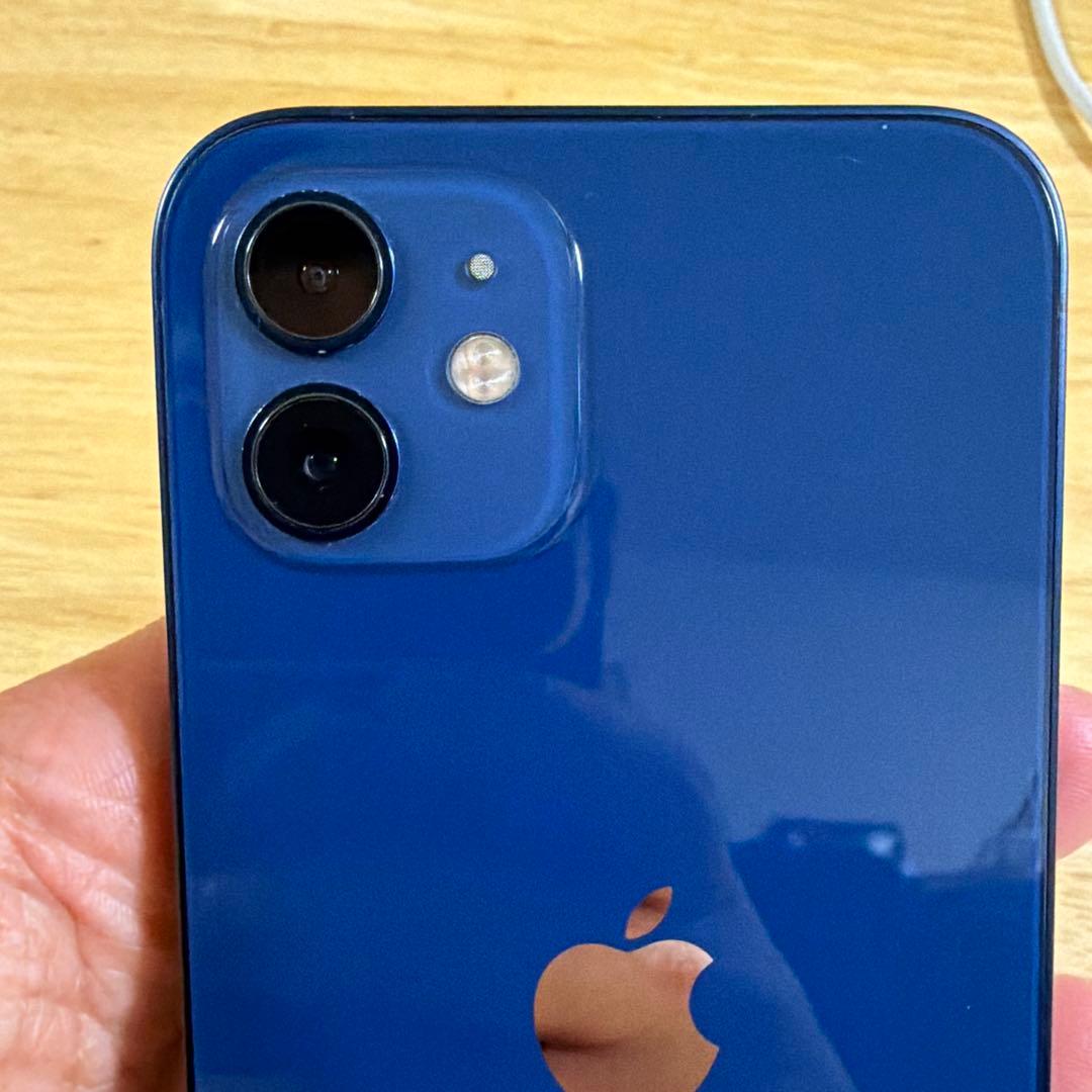 Apple iPhone 12 ブルー 128GB 本体 充電ケーブル付き