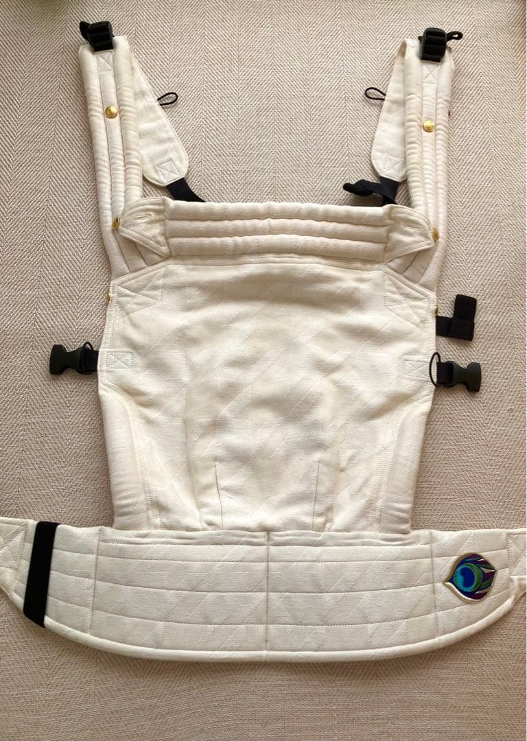 アーティポッペ　ザイガイストツイードW オーガニックヘンプ　千鳥柄　ホワイト