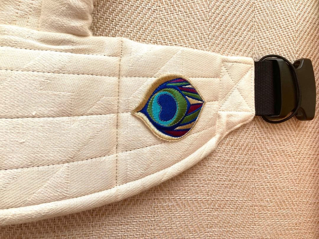 アーティポッペ　ザイガイストツイードW オーガニックヘンプ　千鳥柄　ホワイト