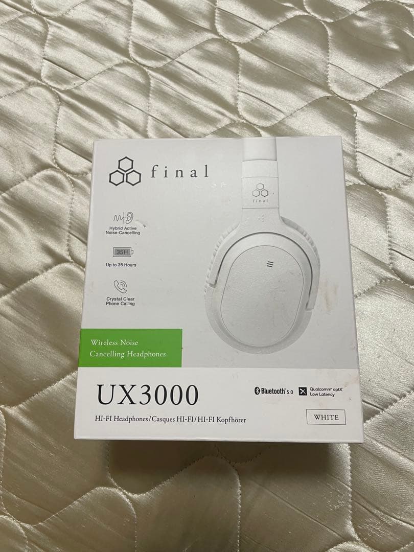新品未開封　final UX3000 ワイヤレスヘッドフォン ホワイト
