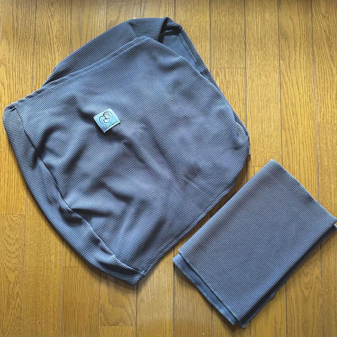 【試着のみ】Pikimama 抱っこひも Mサイズ ダークグレー