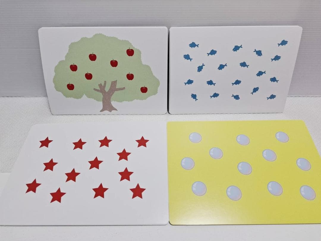 七田式 ドッツセット 美品　解説DVD付き フラッシュカード 1日目～63日目