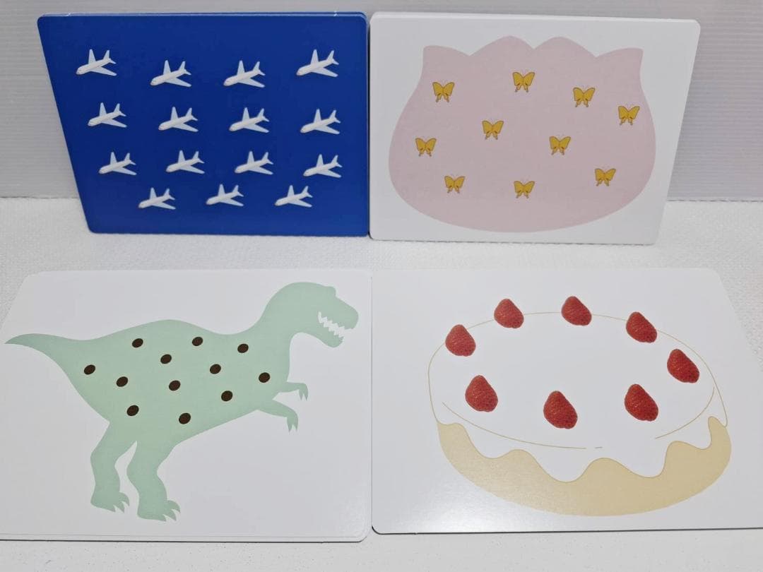 七田式 ドッツセット 美品　解説DVD付き フラッシュカード 1日目～63日目