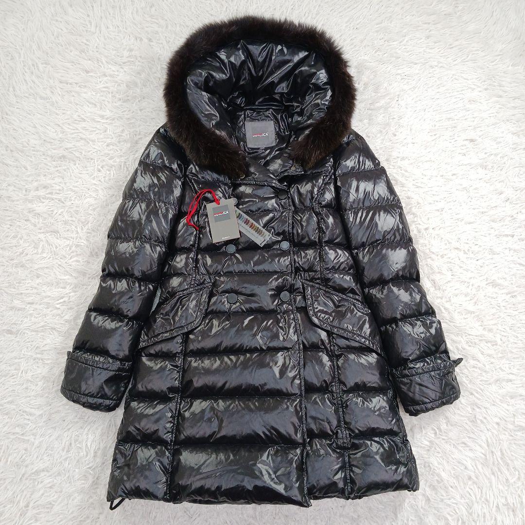 ✨極美品✨デュベティカ　エフィラ　サイズ40 ダウンコート　ファー ブラック