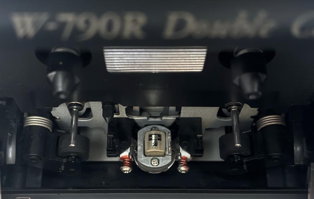 【動作OK！！】　ダブルカセットデッキ　TEAC　ティアック　W-790R　④