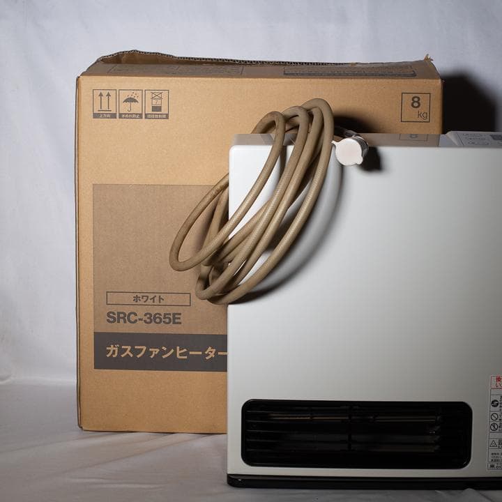 ガスファンヒーター リンナイ SRC-365E 2022年製 ガスホース付属