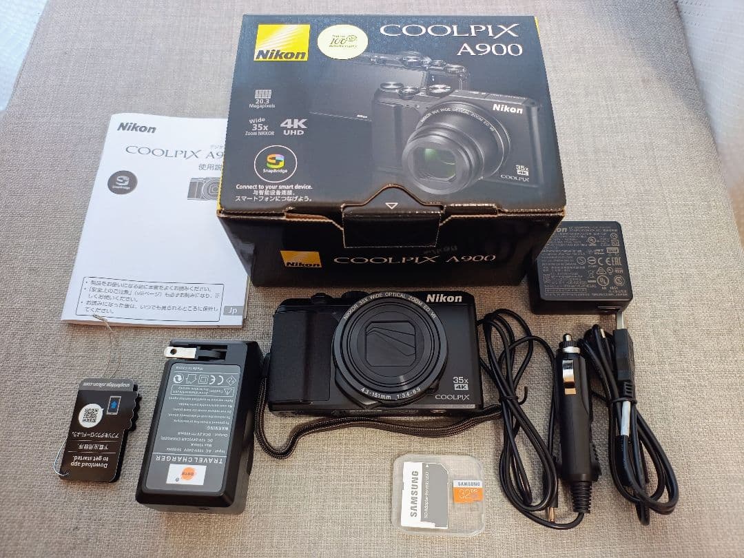【美品/動作確認済/SDカード付】Nikon COOLPIX A900