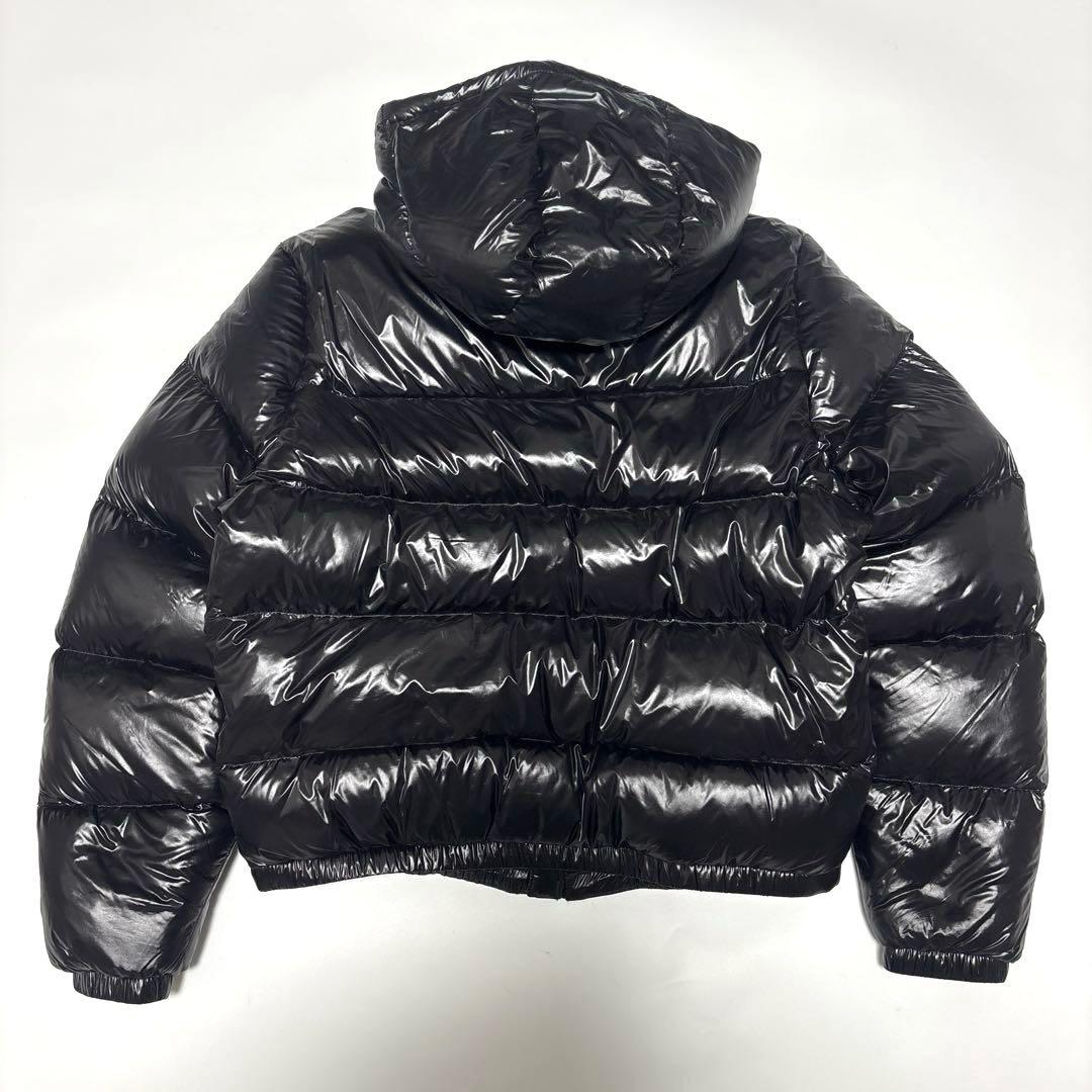 ✨美品✨ザラ 光沢 ダウンジャケット【40】M ブラック Y2K肉厚