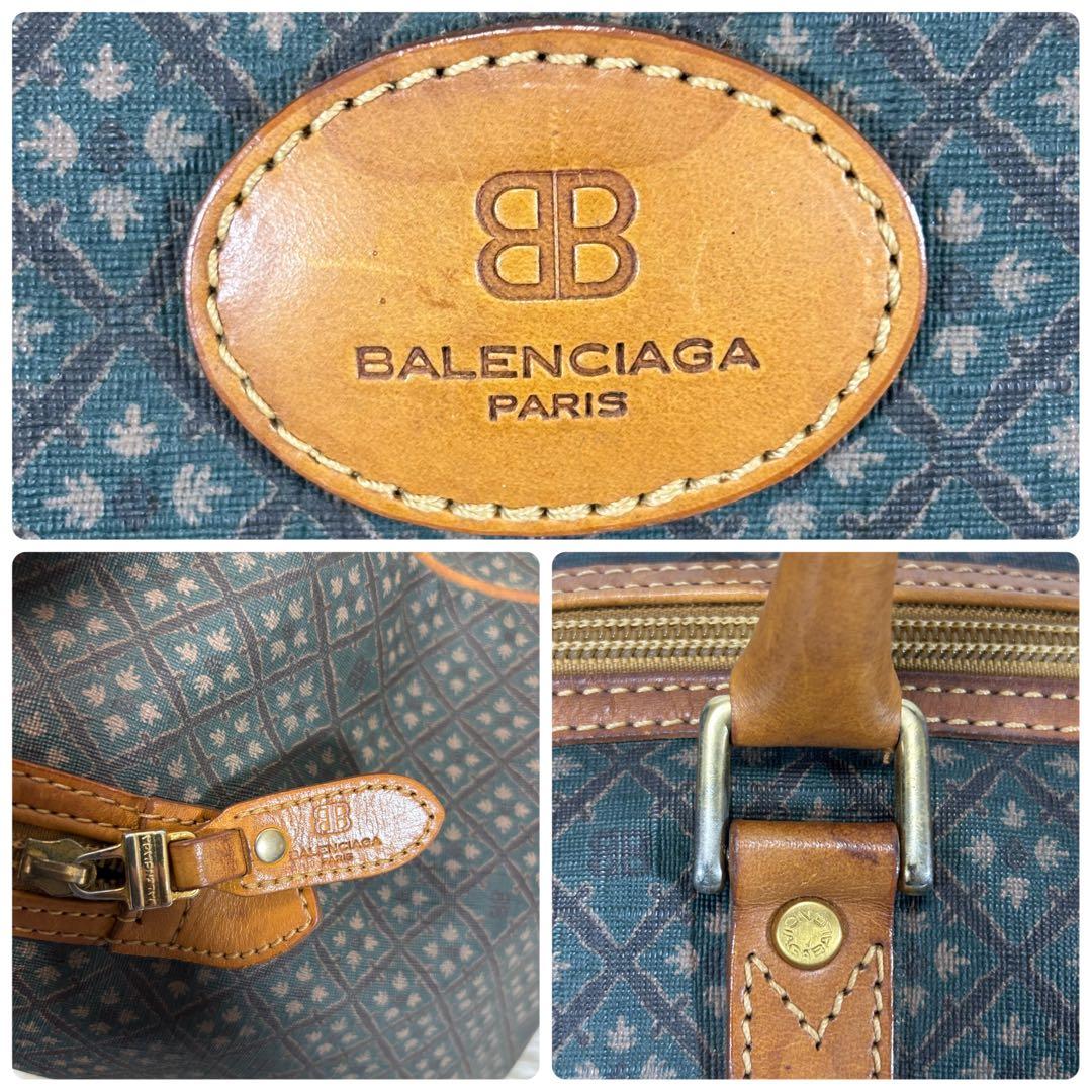 【希少】バレンシアガ ボストンバッグ 旅行カバン トラベルバッグ ヴィンテージ