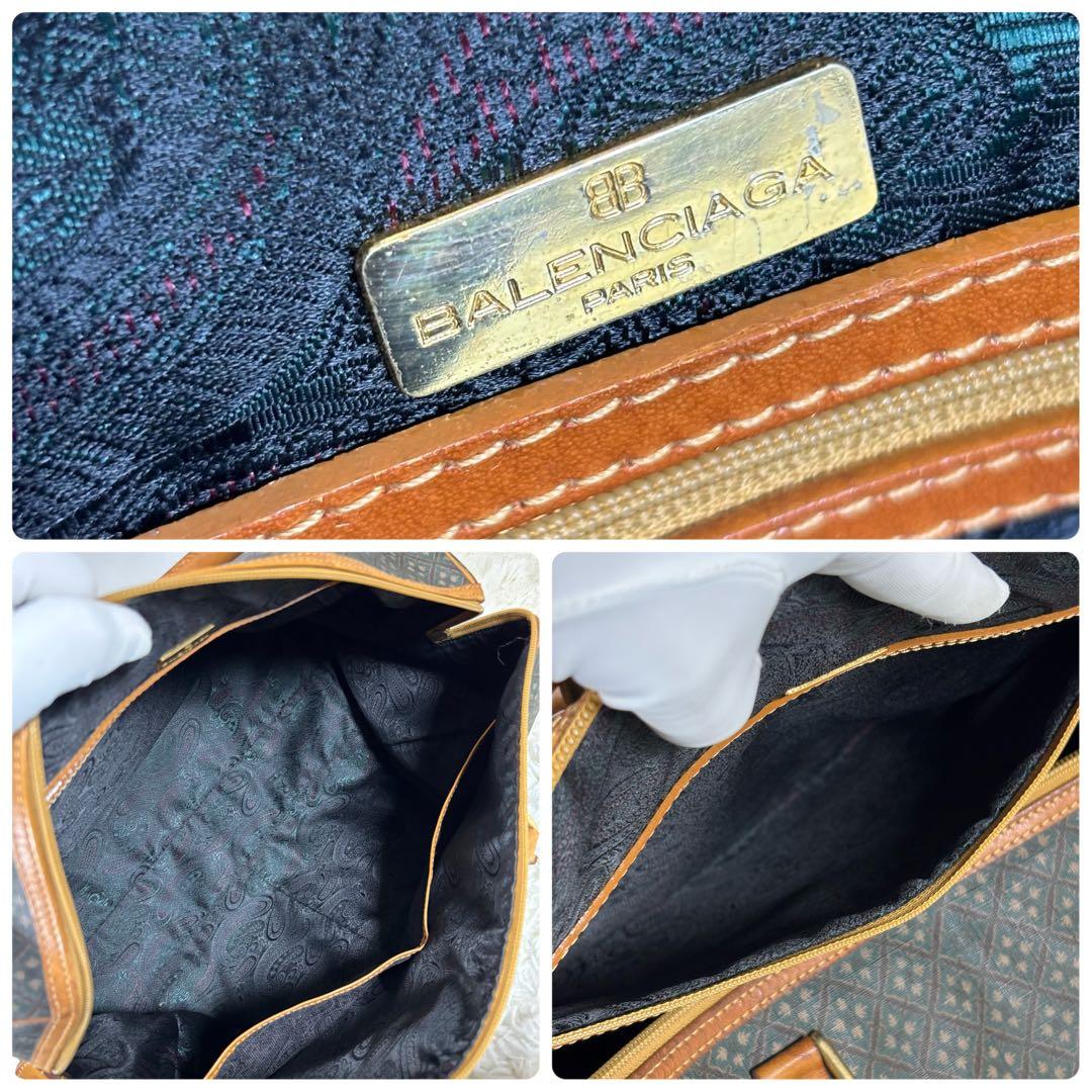 【希少】バレンシアガ ボストンバッグ 旅行カバン トラベルバッグ ヴィンテージ