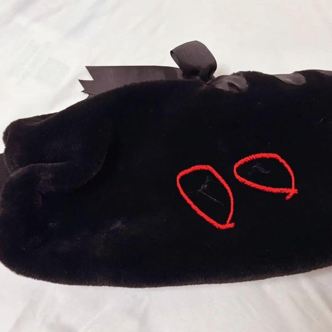 LIZLISA リボンうさみみファーブルゾン ブラック