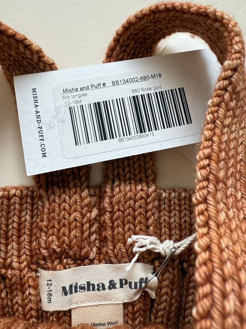 ボトムス Misha & Puff Rib longies Rose gold