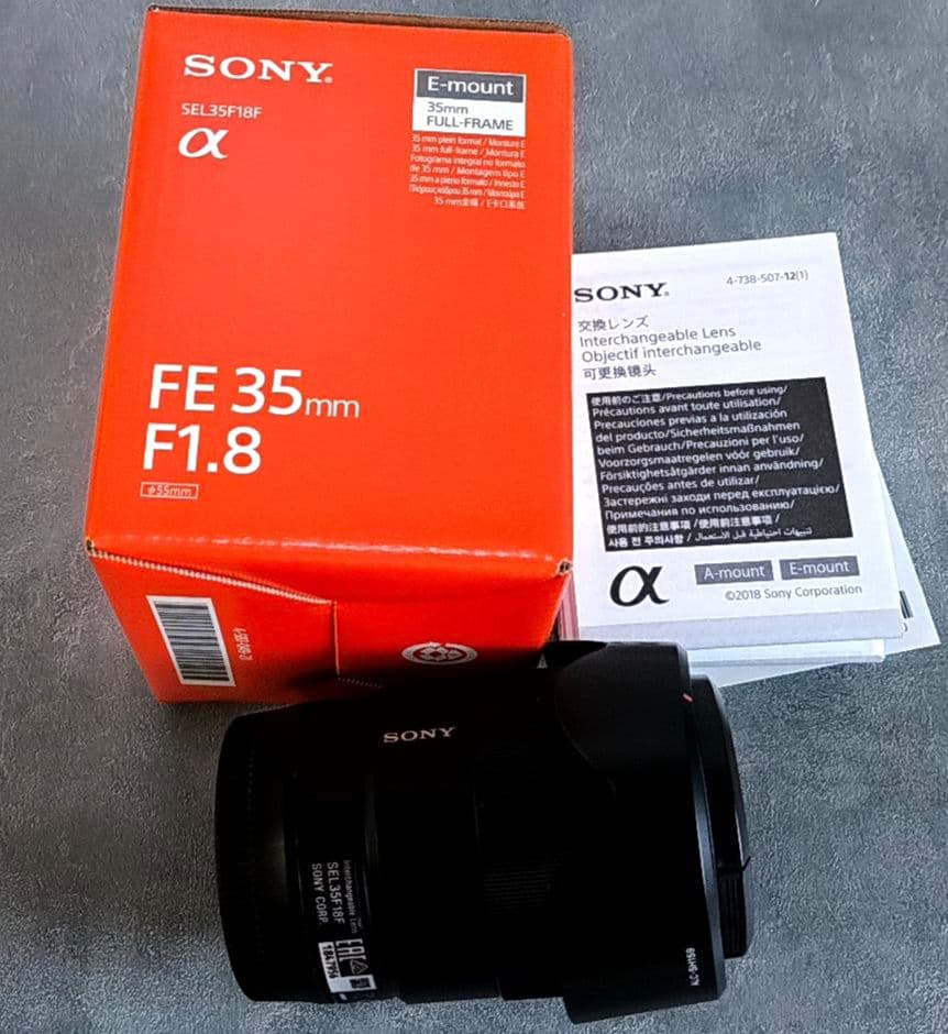 【美品】SONY FE 35mm F1.8 SEL35F18F