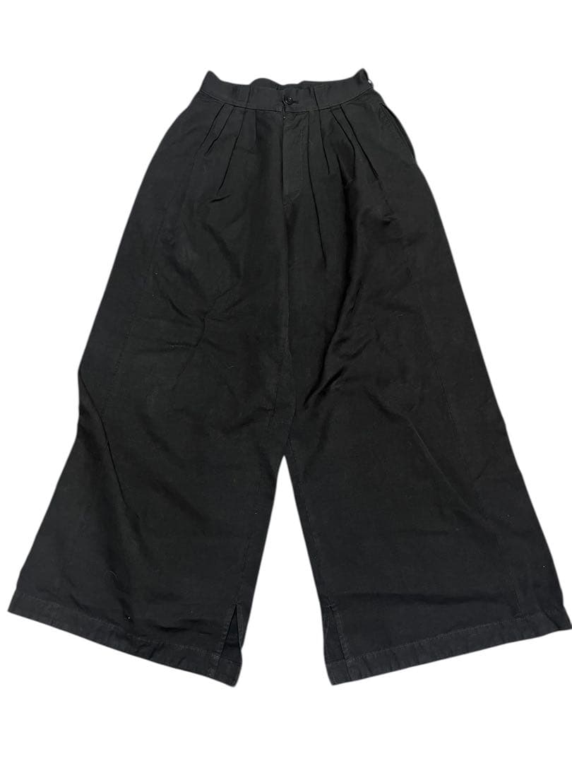 Maison Margiela ブラック トラウザーズ　スラックス　イタリア製