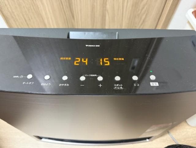 【中古】大阪ガス ガスファンヒーター　ビバーチェN140-6143