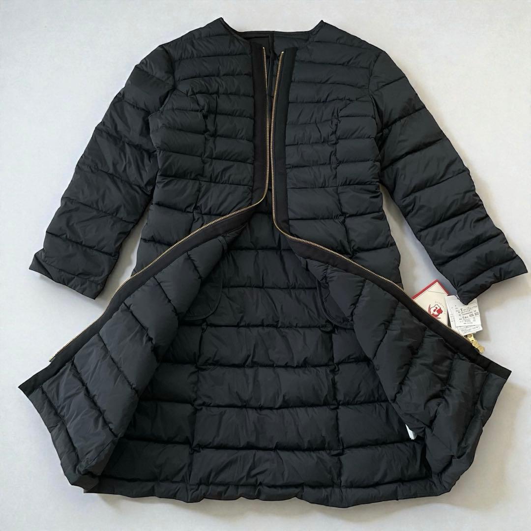 【新品タグ付】FENNEL フェンネル ダウンコート 黒 38 スコットクラブ