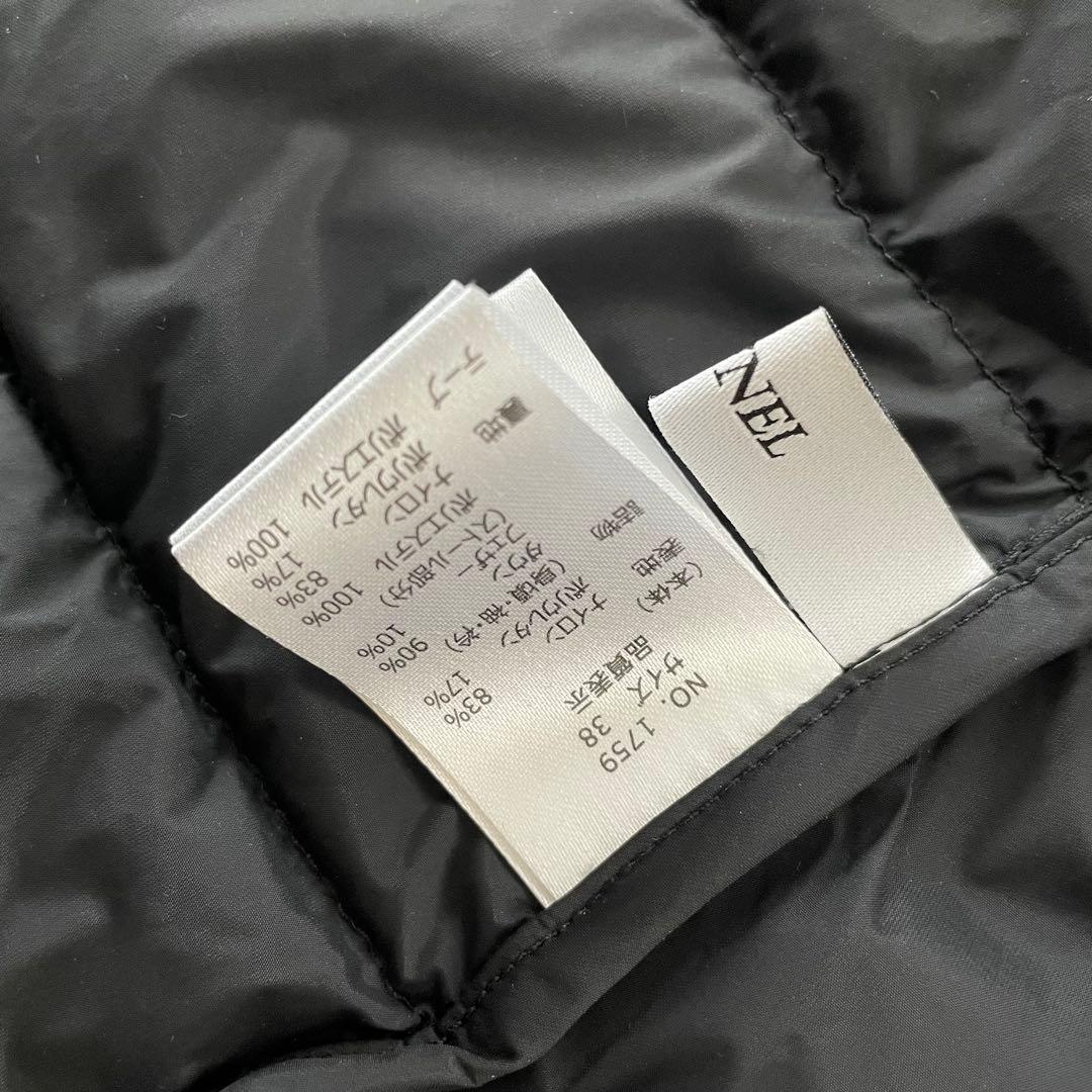 【新品タグ付】FENNEL フェンネル ダウンコート 黒 38 スコットクラブ