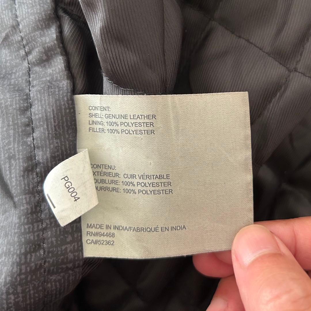 【希少】90s ペリーエリス 最高級ラムレザー トラッカージャケット ブラック