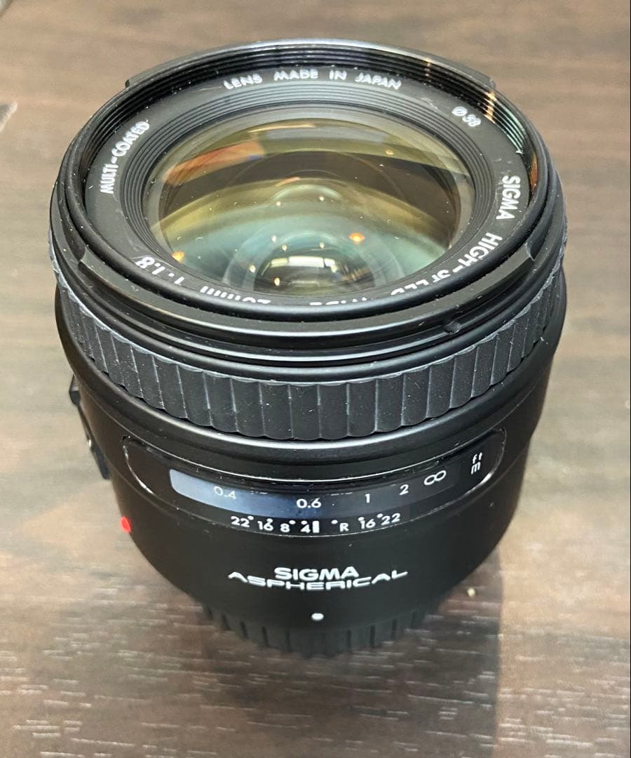 SIGMA 28mm F1.8 ASPHERICAL キャノン用未確認ジャンク品