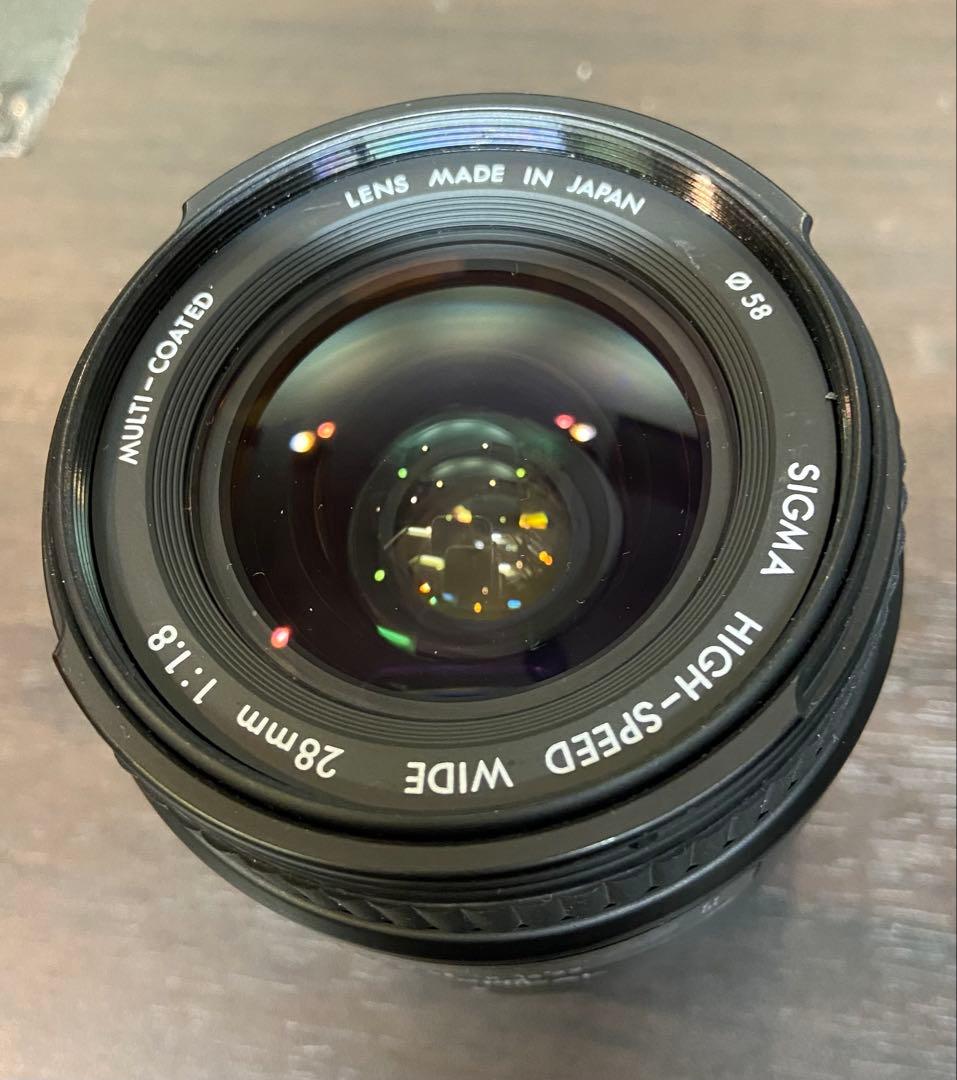 SIGMA 28mm F1.8 ASPHERICAL キャノン用未確認ジャンク品