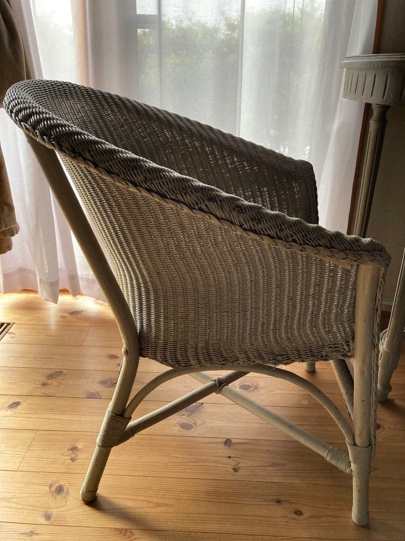 アンティーク⭐︎ロイドルーム⭐︎ホワイトアームチェア