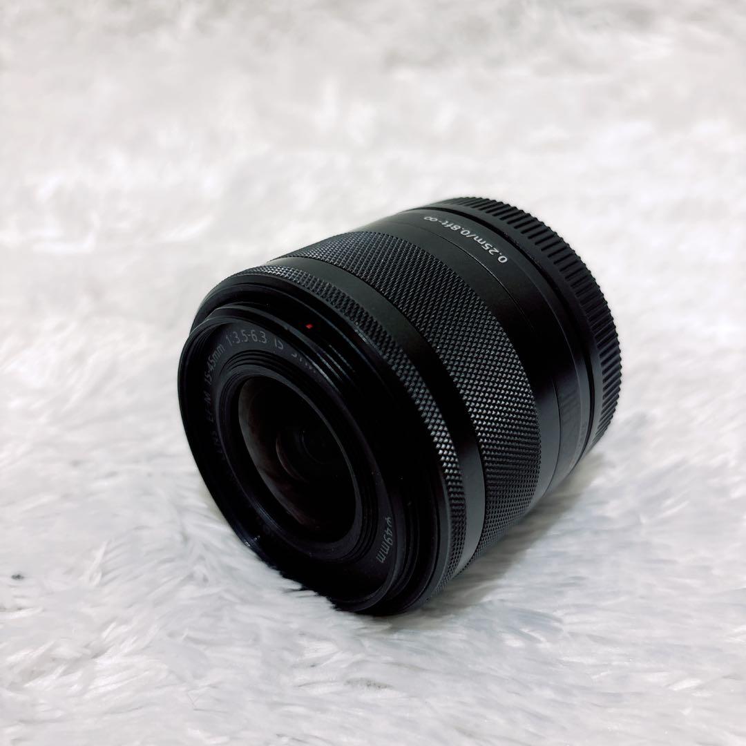 【美品】Canon EOS M100 ブラック　15-45mmレンズ付き