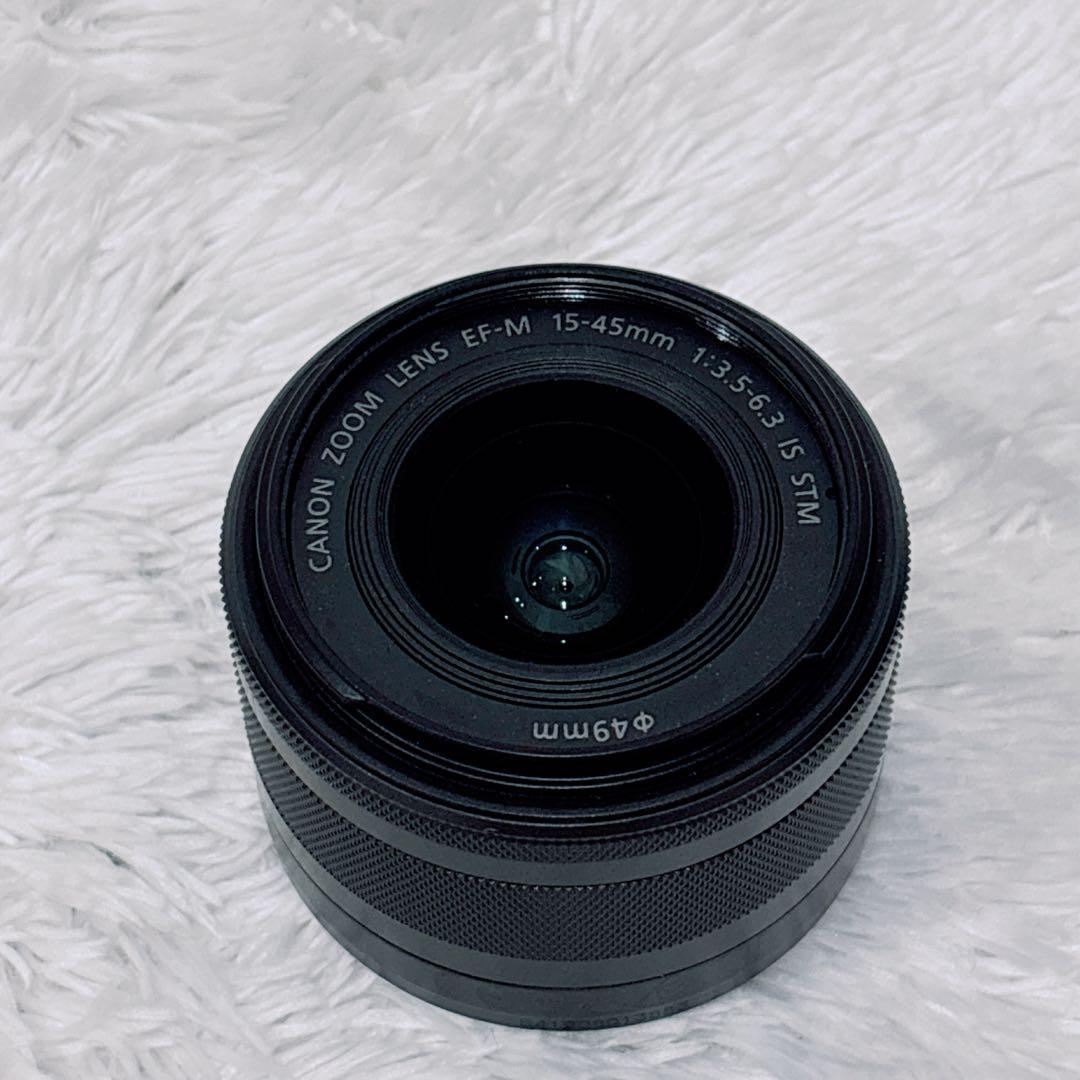 【美品】Canon EOS M100 ブラック　15-45mmレンズ付き