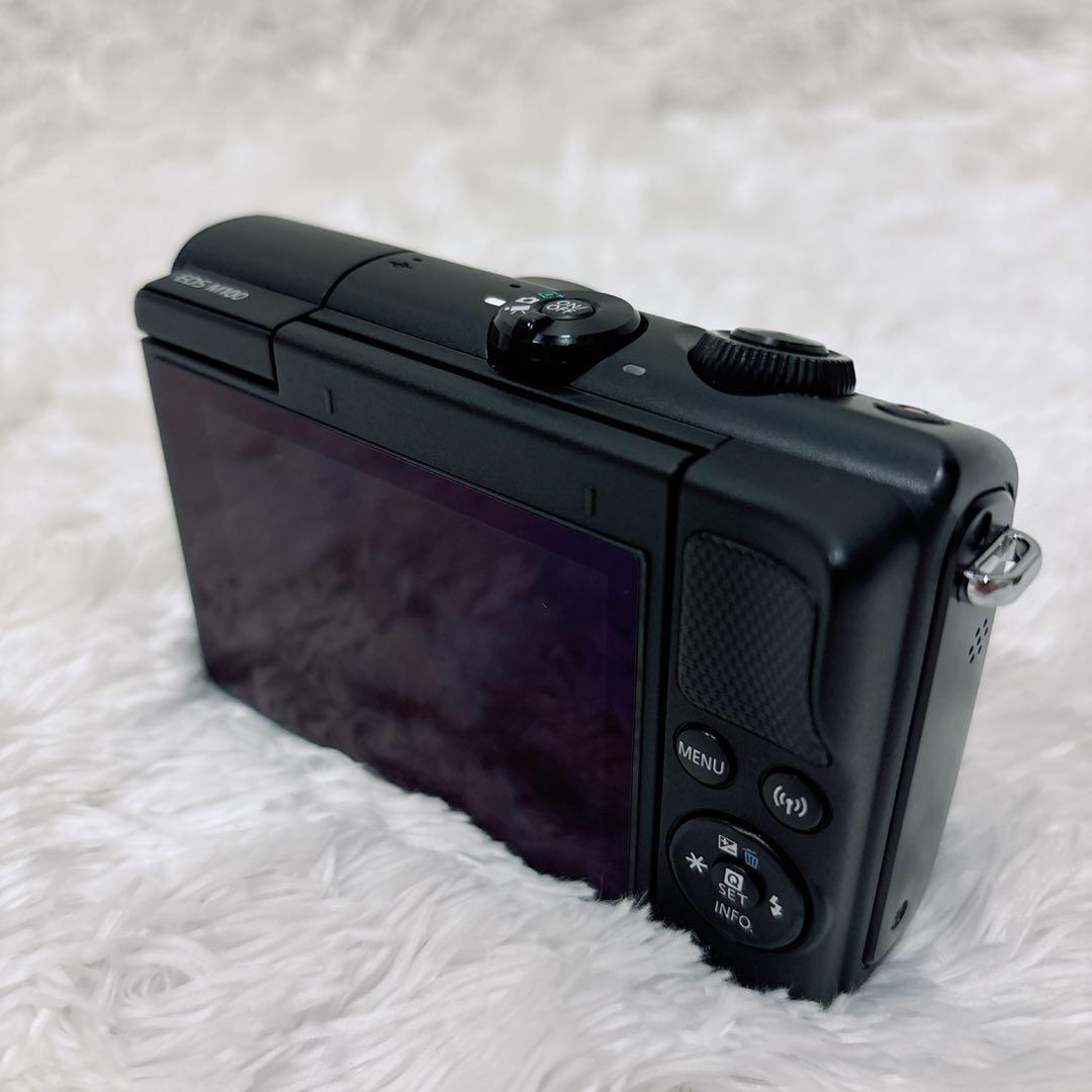 【美品】Canon EOS M100 ブラック　15-45mmレンズ付き