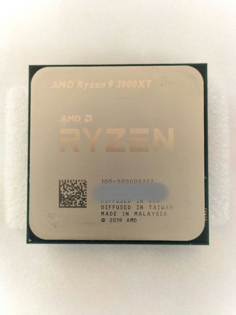 AMD Ryzen 9 3900XT 動作確認済み