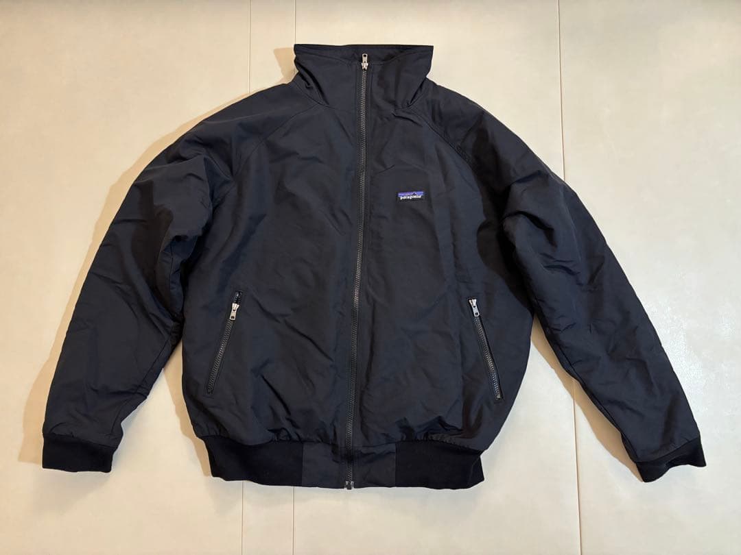 メンズL パタゴニア シェルドシンチラ ジャケット ブラック フリース シンチラ