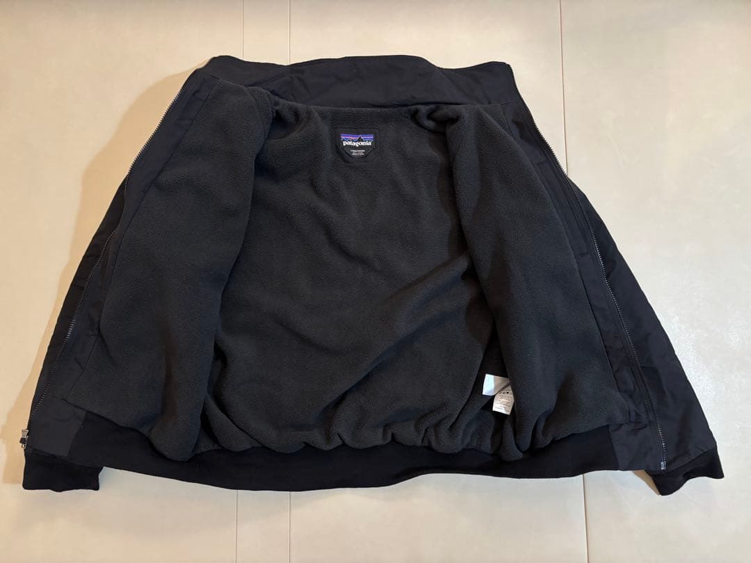 メンズL パタゴニア シェルドシンチラ ジャケット ブラック フリース シンチラ