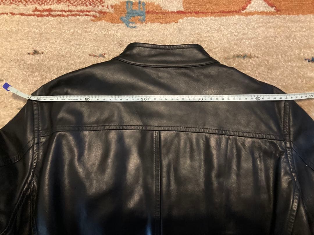 ユナイテッドアローズ　羊皮シングルライダースBEAUTY&YOUTH ブラック黒