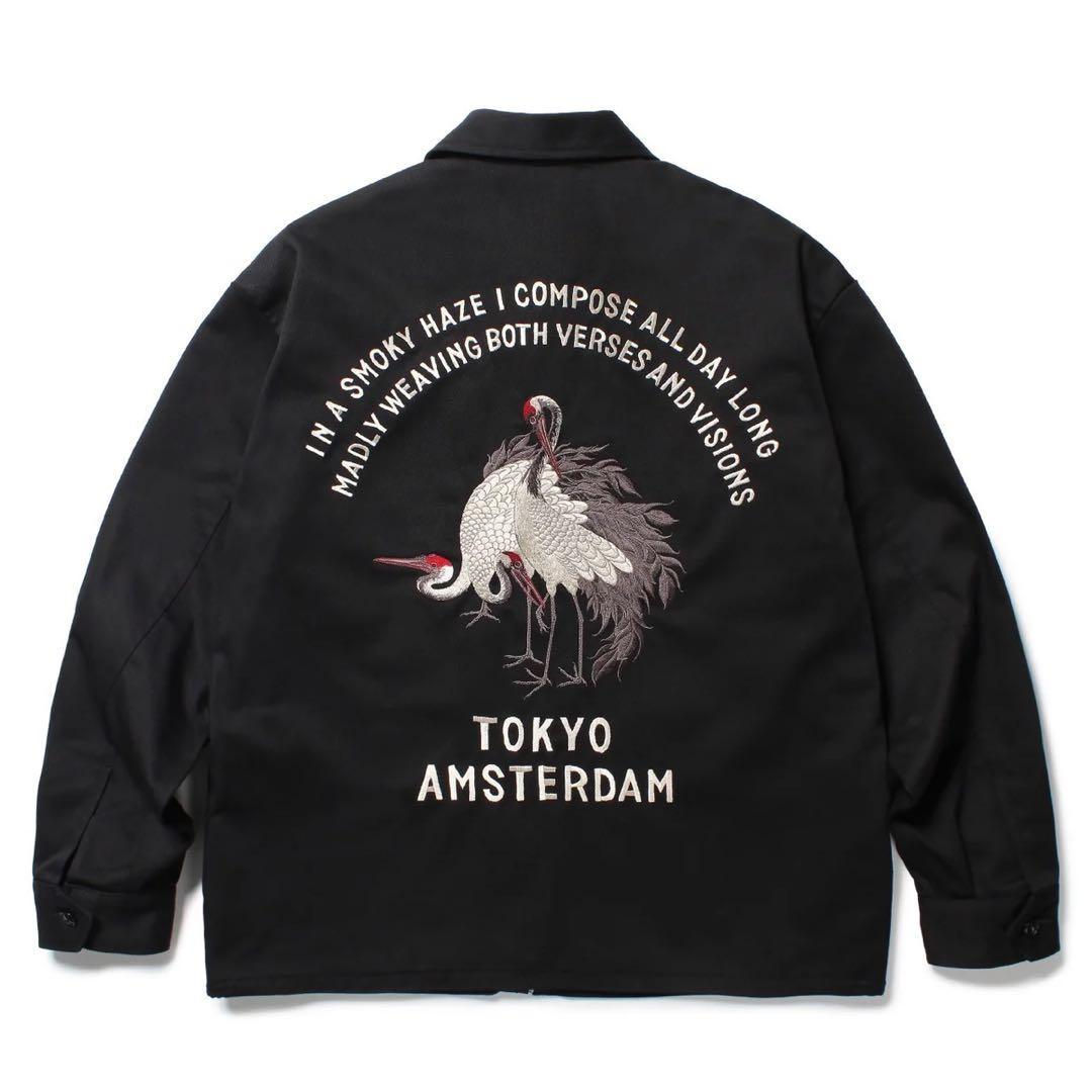 穂*-様 GAKKIN × BUDSPOOL 赤目鶴 VIETNAM JACKE