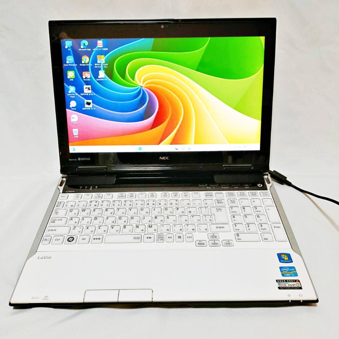 【高スペック】大容量 新品SSD512 NEC 設定済ノートパソコン