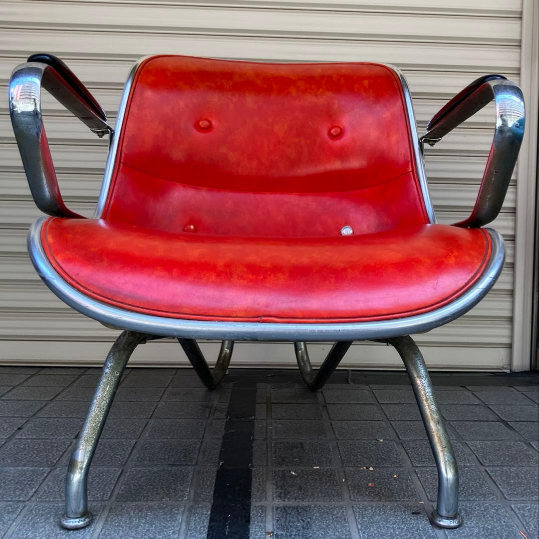 ミッドセンチュリー ポールハンガー アームチェア/ヴィンテージ